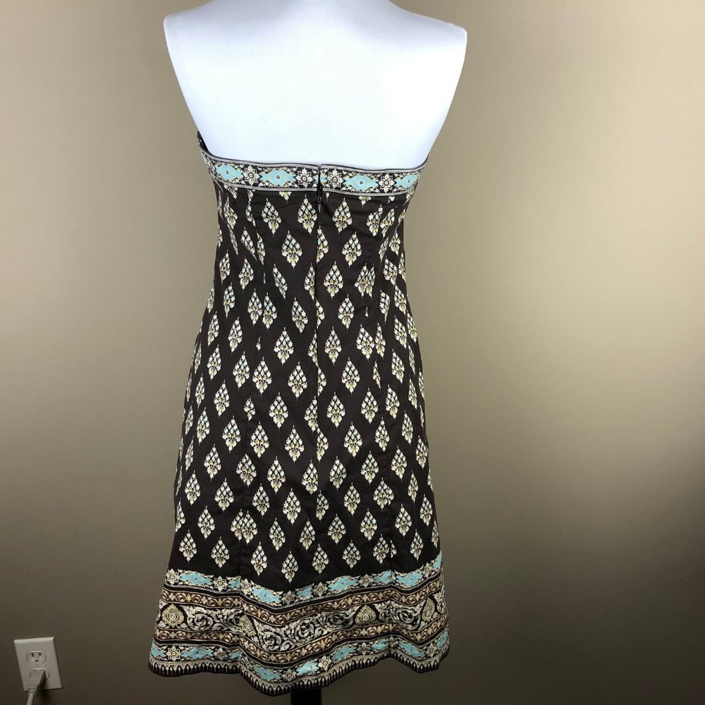 New York & Company Strapless Dress Size 4 Brown - Picture 4 of 7